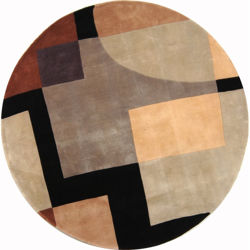 SAFAVIEH Handmade Rodeo Drive Shae Mid-Century Modern Abstract Wool
