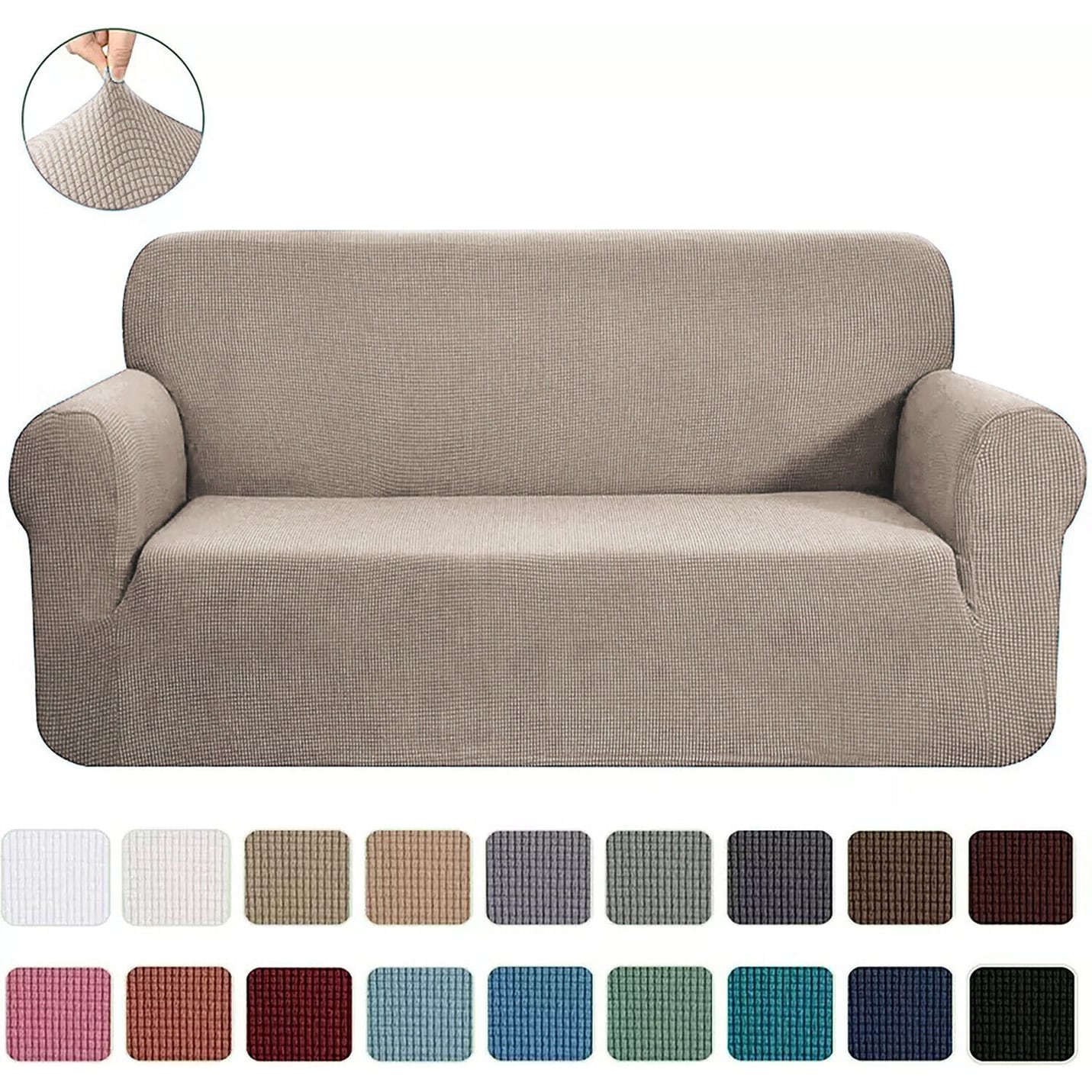 Slipcover sofa discount and loveseat set