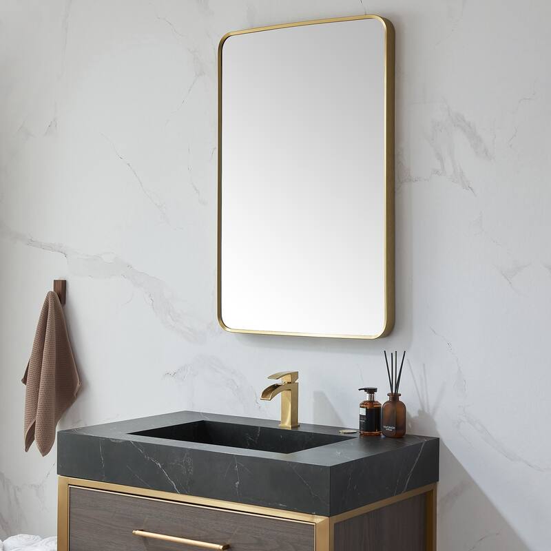 Vinnova Mutriku Rectangle Metal Wall Mirror
