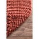 preview thumbnail 38 of 46, Brooklyn Rug Co Delilah Solid Chunky Jute Tassel Area Rug