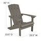 preview thumbnail 89 of 126, All-weather Poly Resin Wood Outdoor Adirondack Chair (Set of 4)