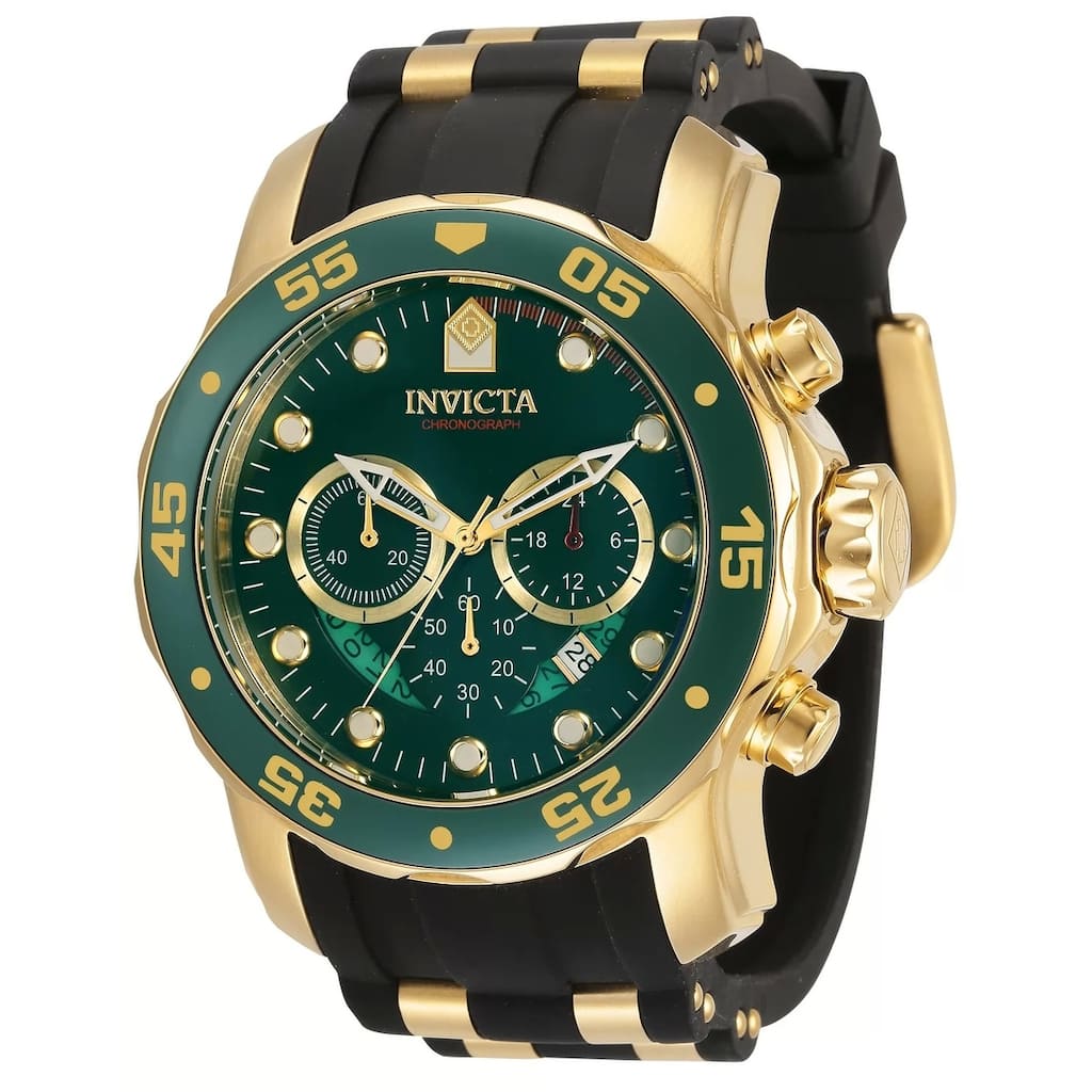 Invicta Men's 6984 Pro Diver Quartz Chronograph Green Dial Watch