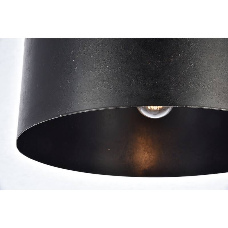 Miro Collection Pendant D15 H9.25 Lt:1 Vintage Black Finish