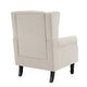 preview thumbnail 51 of 76, Button-Tufted Accent Chair Wingback Armchair - 38"H