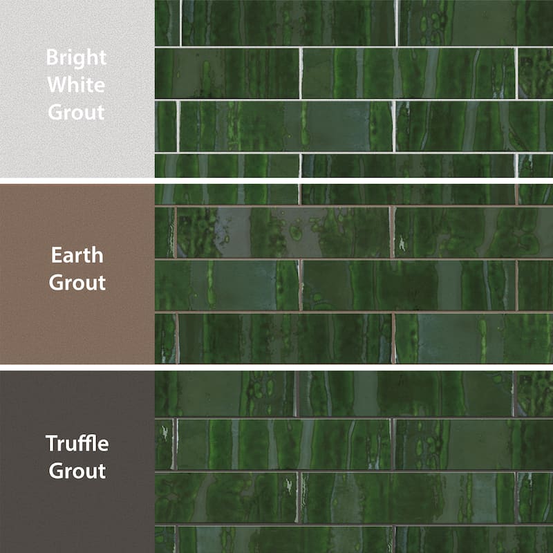 Merola Tile Joliet Jade 3" x 12" Ceramic Wall Tile