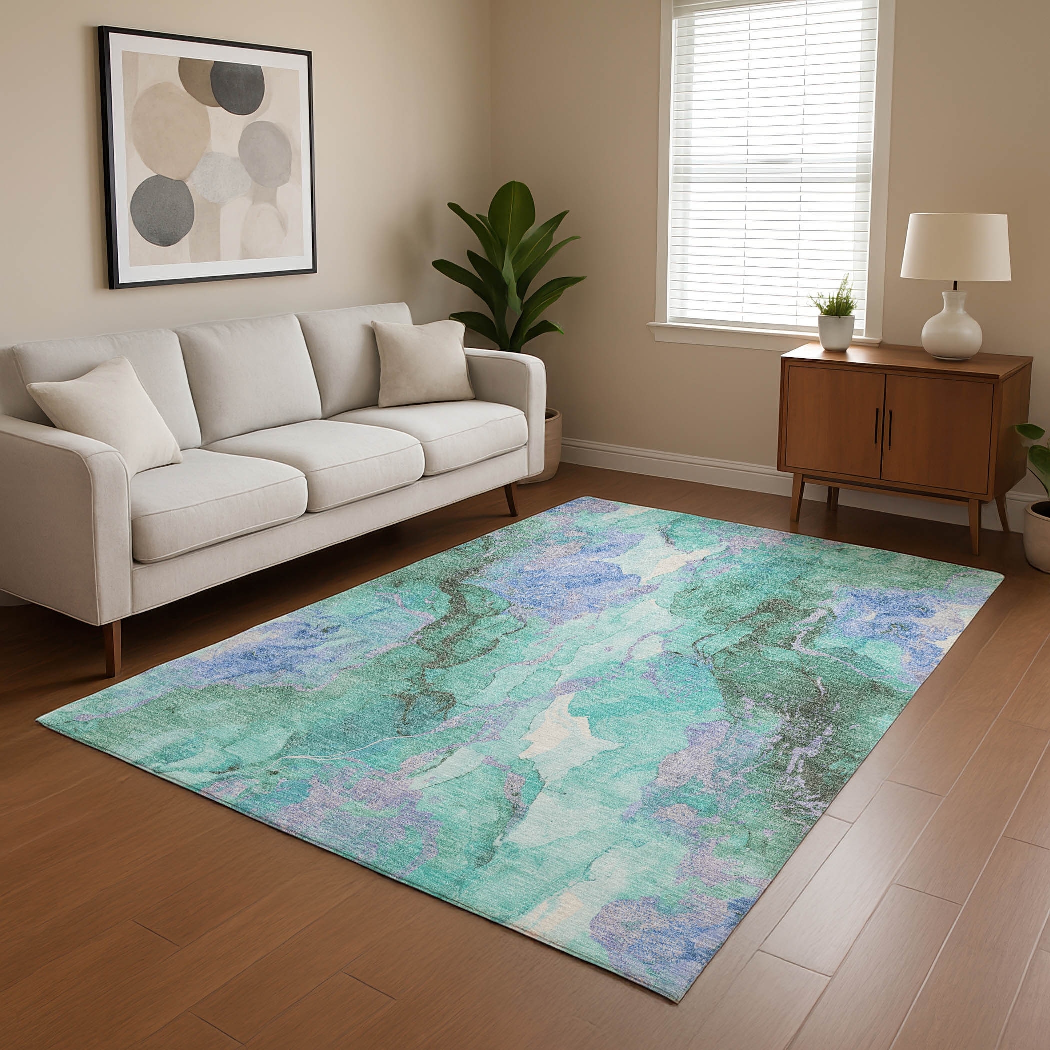 Premium Washable Super Soft Modern Contemporary Mayfield Rug