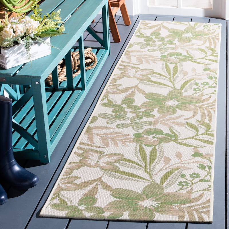 SAFAVIEH Courtyard Aisling Indoor/Outdoor Waterproof Patio Backyard Rug