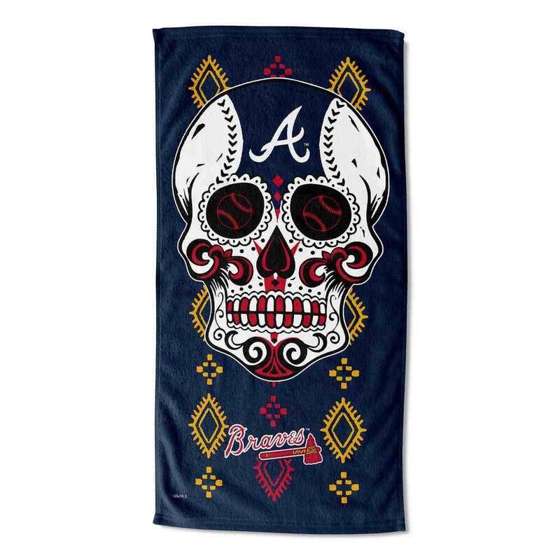 MLB Candy Skull Beach Towel