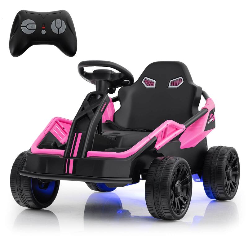 Costway Ride on Car for Big Kids 12V Battery Powered Electric UTV with - See Details - Pink