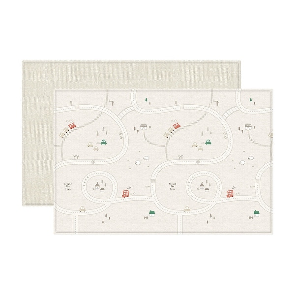 slide 2 of 4, LaPure™ Soft Play Mat - Around Town Large (82.7 x 55.1 x 0.6")
