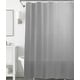 preview thumbnail 2 of 2, 71" x 71" - Grey EVA Shower Curtain Liner With 12 Hooks