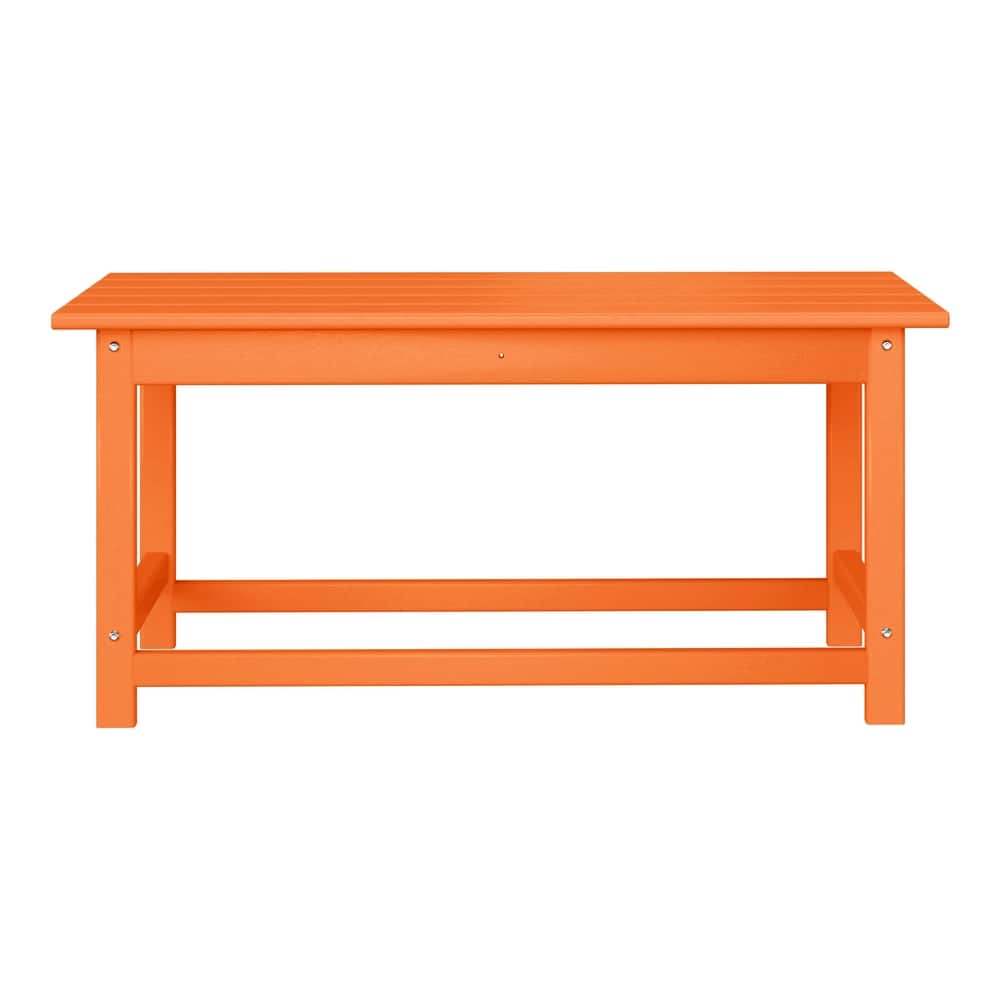 Laguna Hdpe All Weather Outdoor Patio Rectangular Coffee Table