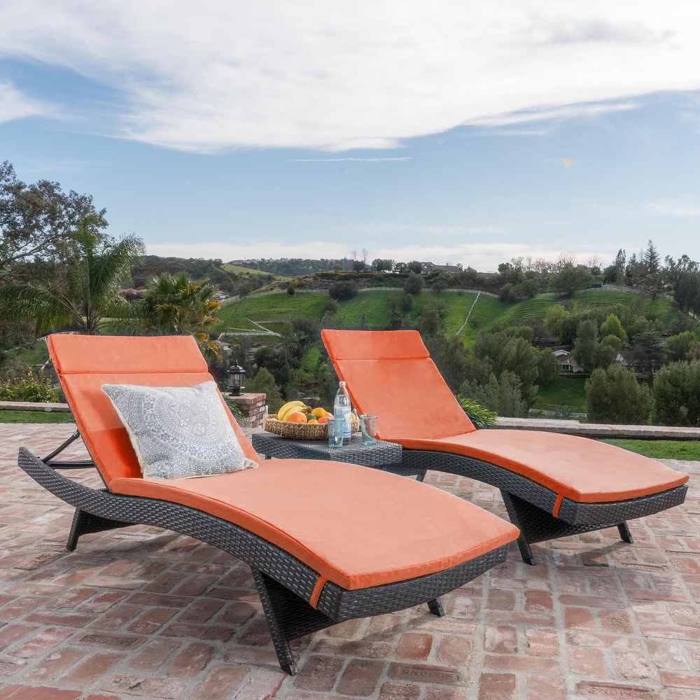 Vilano 3-piece Outdoor Cushioned Lounge Set by Havenside Home