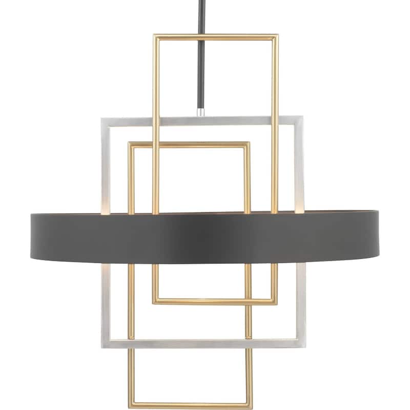 Progress Lighting Adagio 6 Light 24" Wide Pendant - Black