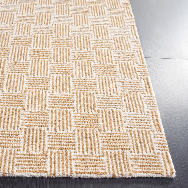 SAFAVIEH Handmade Micro-Loop Courteney Transitional Wool Rug