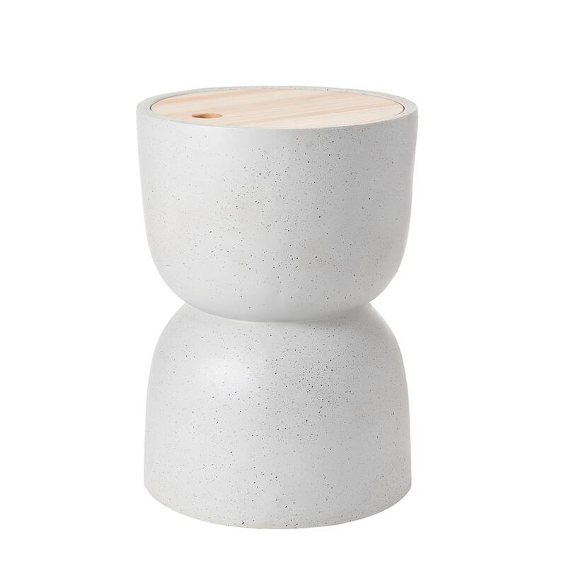 Christopher Knight Home - Modern MGO Side Table with Storage Function - 15.75 Inch - 15.75"