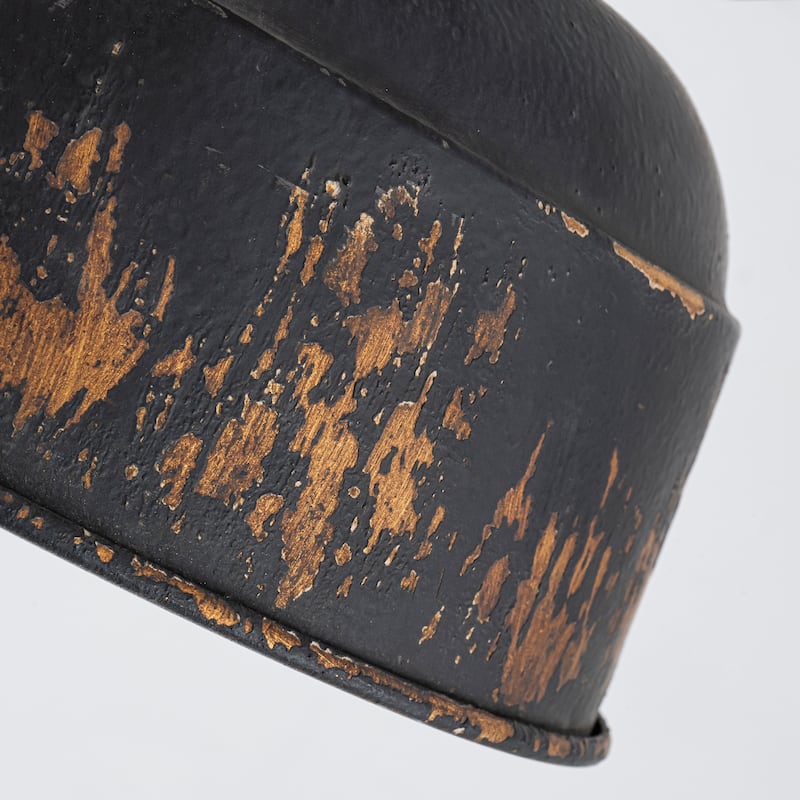 2-Light Farmhouse Semi Flush Mount Ceiling Light