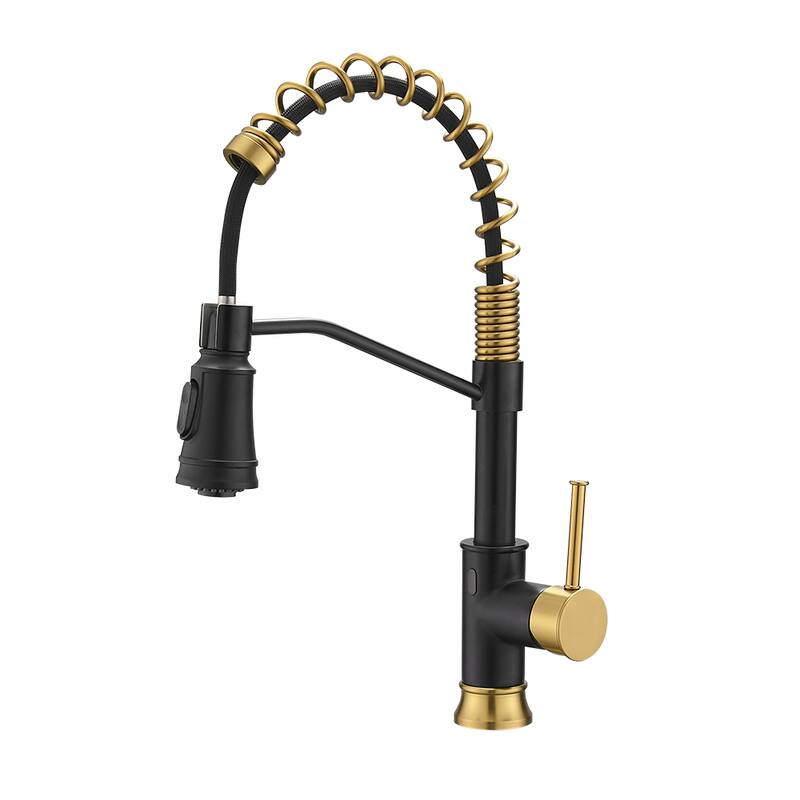 Single-Handle Touchless Pull Down Kitchen Faucet with Two Functions