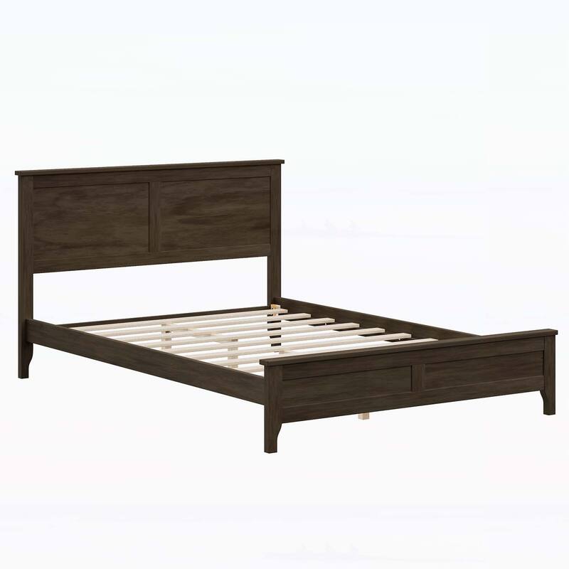 Exquisite Wood Platform Bed for Dreamy Slumbers