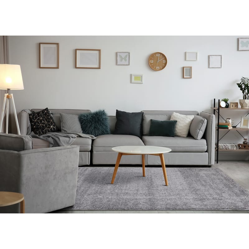 Brooklyn Collection - Grey Shag Rug