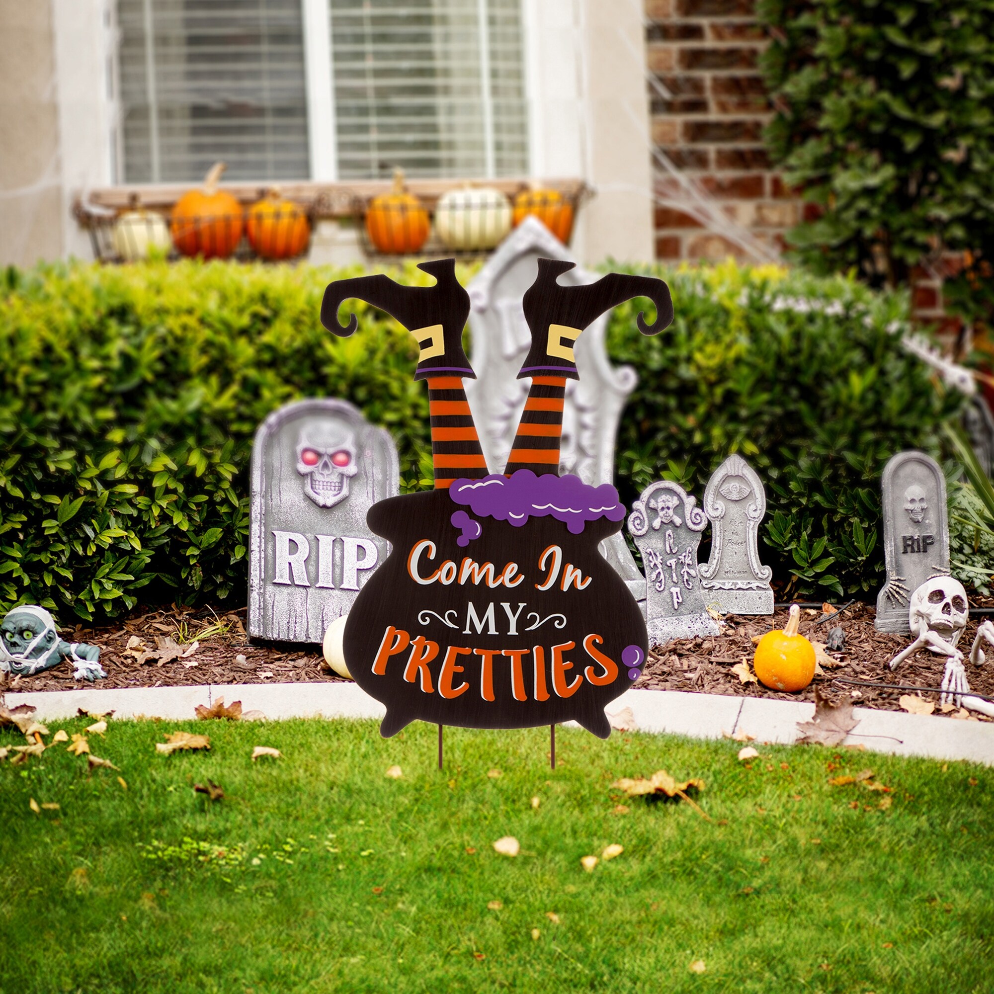 Glitzhome Halloween Yard Stake or Standing Decor or Hanging Decor - On Sale  - Overstock - 31491863
