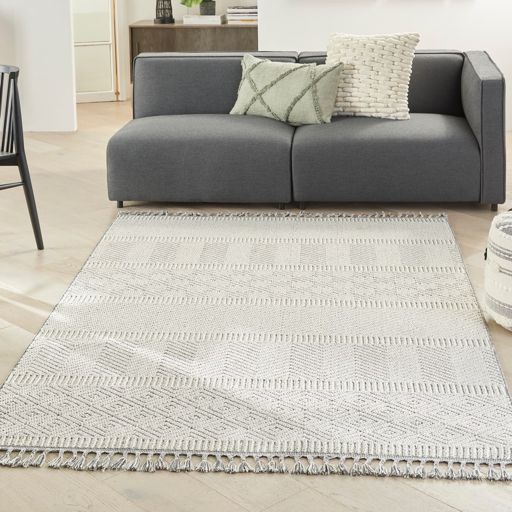 Nourison Elwood Moroccan Geometric Area Rug