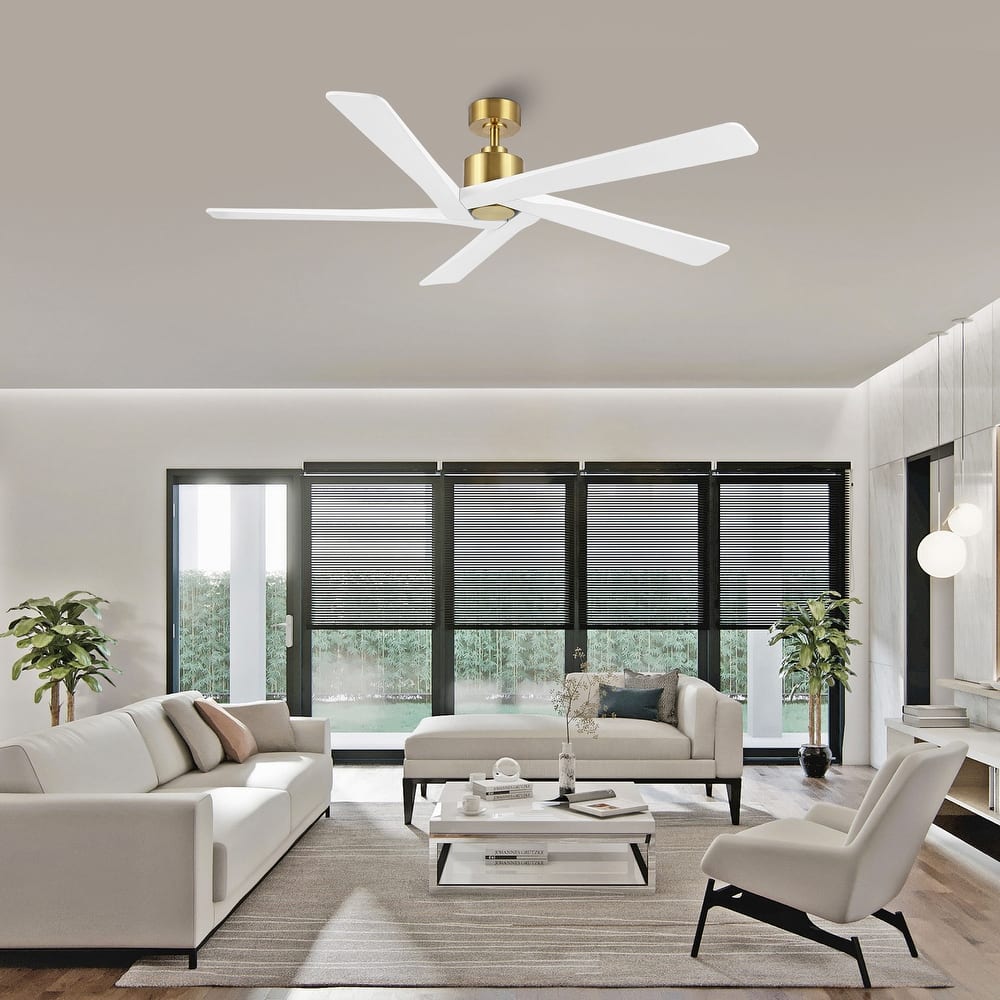 WINGBO 54 Inch DC Motor Indoor Ceiling Fan without Lights