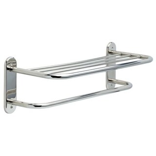 Franklin Brass 24" Stainless Steel Towel Shelf