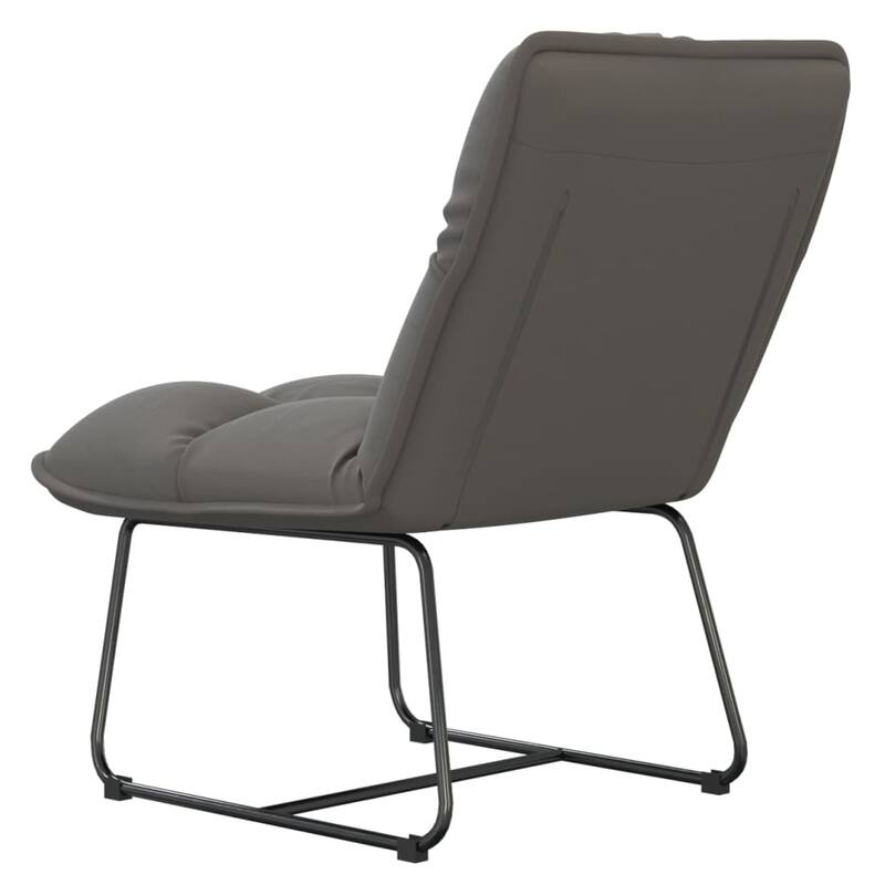 vidaXL Lounge Chair Padded Lounge Seat Accent Chair with Metal Frame Velvet