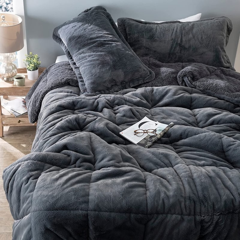 DG OG Chunky Bunny - Coma Inducer® Comforter Set - USA Lightweight Filled - Steel Gray