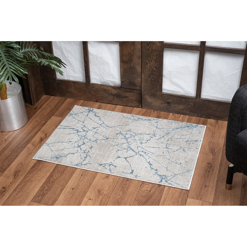 Elegance GC_CNC6005 Blue Area Rug