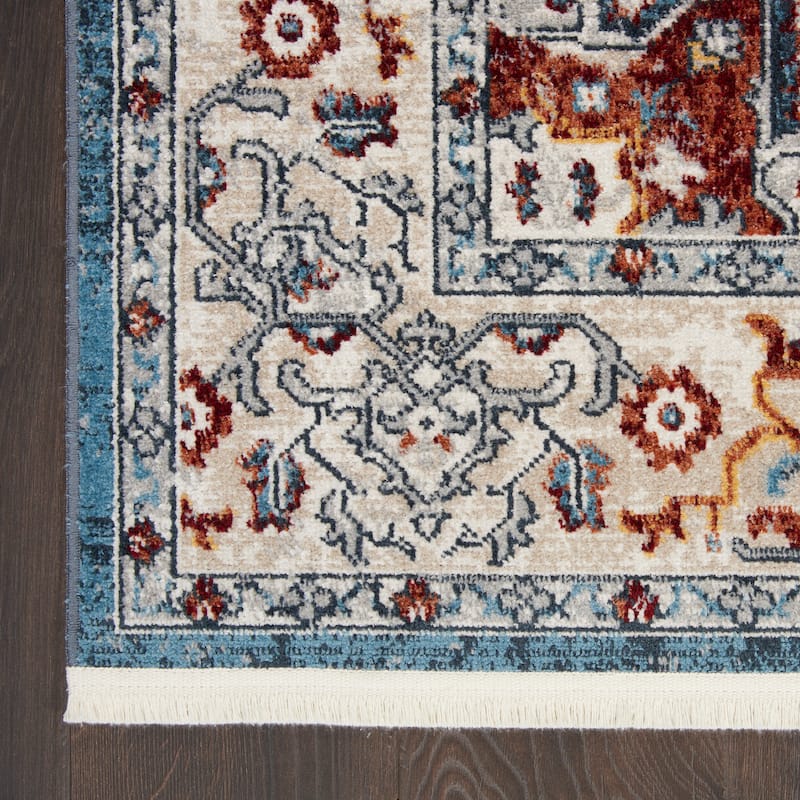 Nourison Geneva Traditional Persian Medallion Area Rug