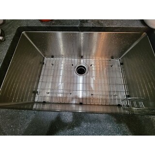 KRAUS Undermount 32 inch 1-Bowl Stainless Steel Kitchen Sink ...
