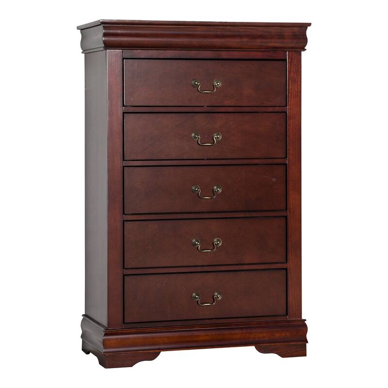 Furniture of America Mayday Modern Solid Wood 3-Piece Sleigh Bedroom Set