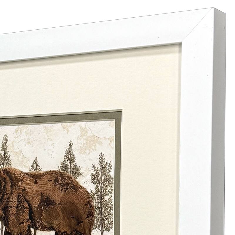 Paragon Lodge Moose Bear Framed Art - Set of 2