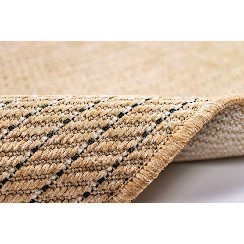 Liora Manne Carmel Textured Striped Indoor/ Outdoor Area Rug