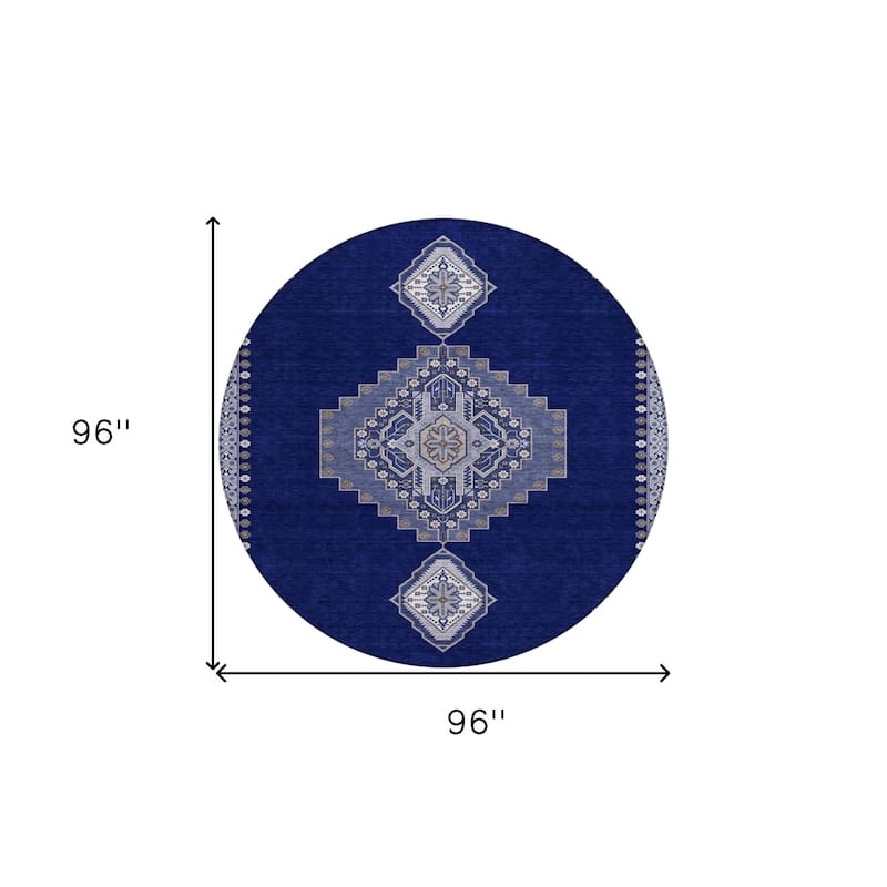 HomeRoots Oriental Traditional Rectangle Outdoor Rug