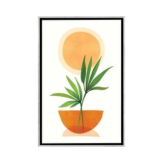 iCanvas "Abstract Happiness" by Modern Tropical Framed