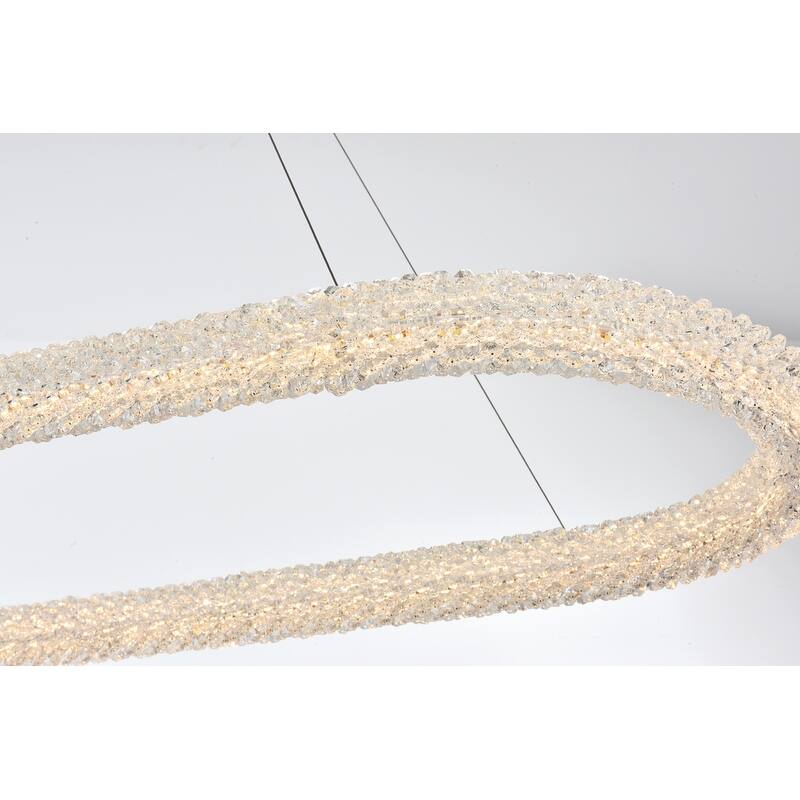 Indigo Home 51 inch Adjustable LED Chandelier