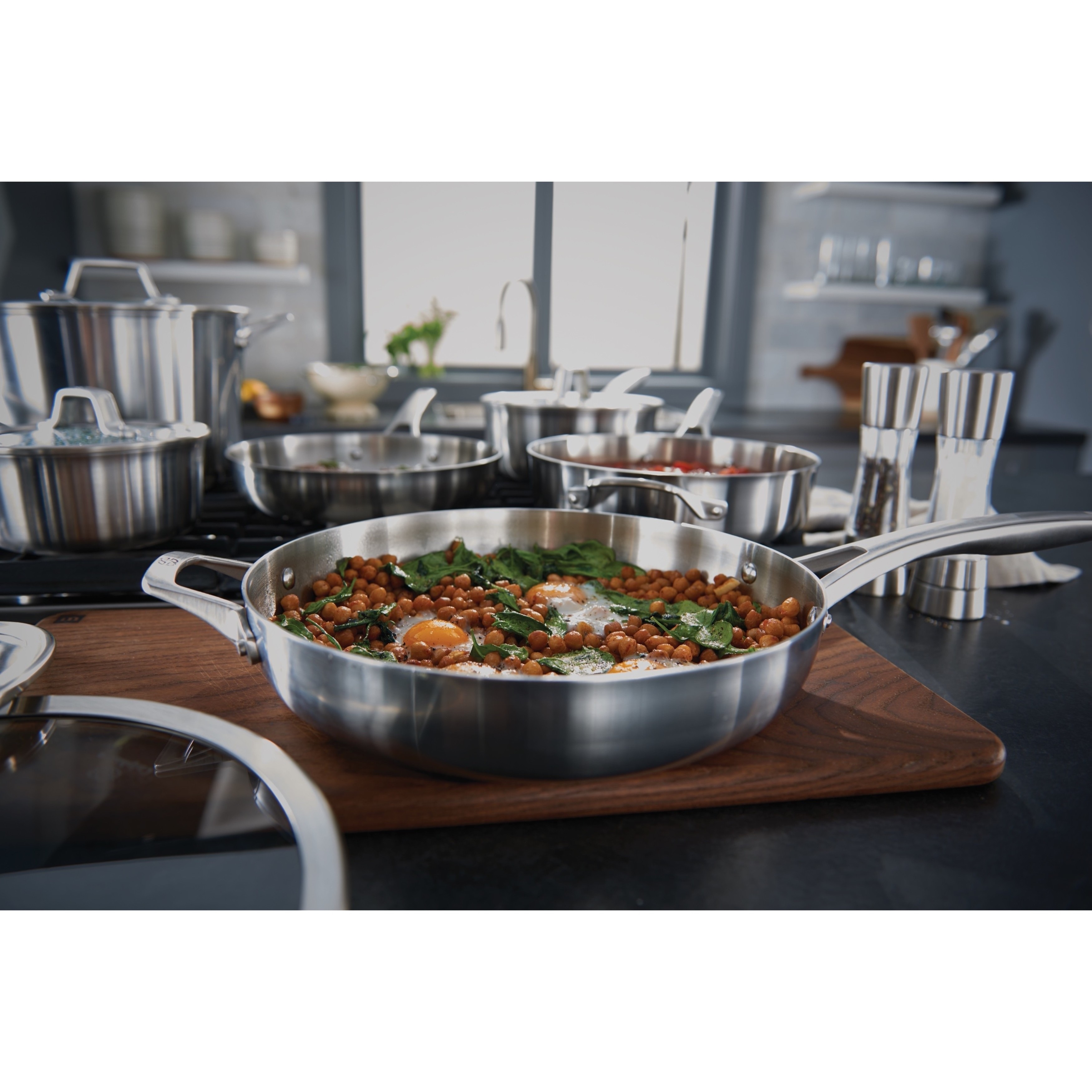 Calphalon® Premier™ Stainless Steel Cookware Set, 11-Piece Set - Bed Bath &  Beyond - 36722318