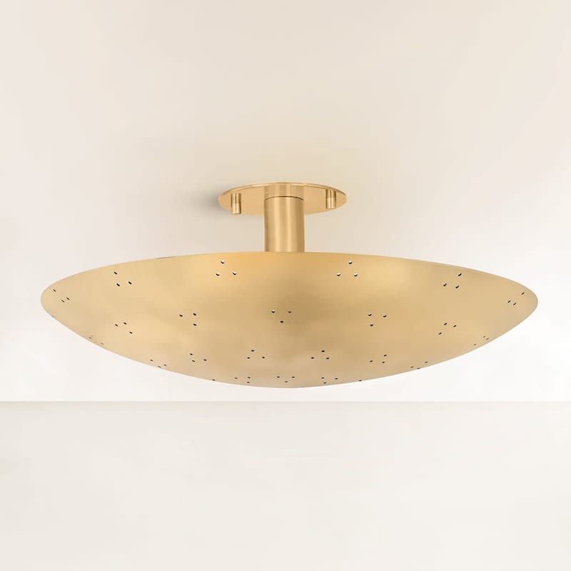 Hudson Valley Lighting 8718 Bern 3 Light 18" Wide Semi-Flush Bowl