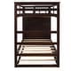 preview thumbnail 38 of 43, Wood Twin Over Twin Bunk Bed with Trundle and Staircase