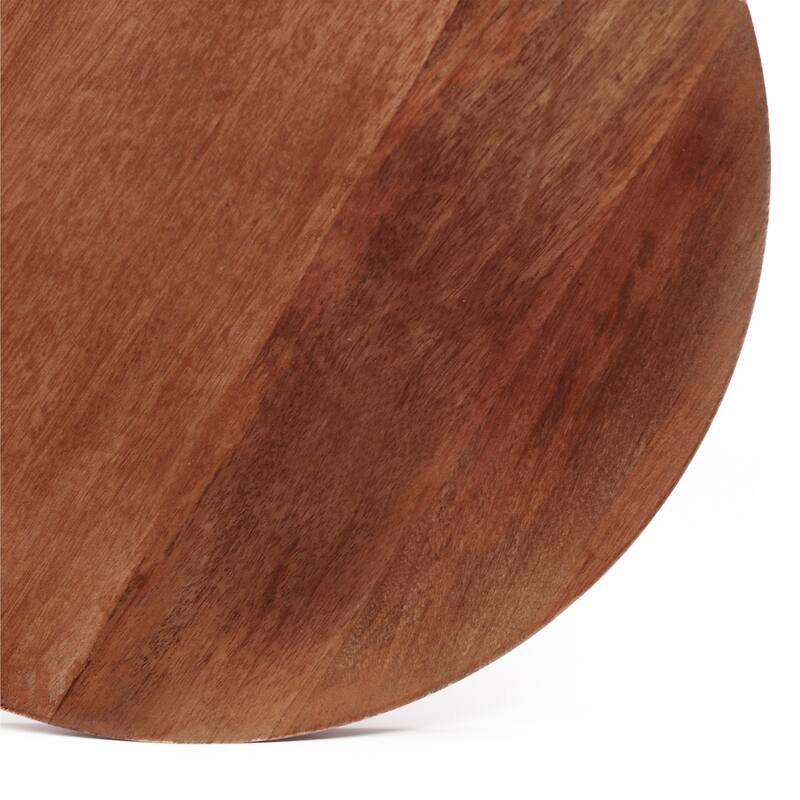 Christopher Knight Home Mango Wood Round End Table