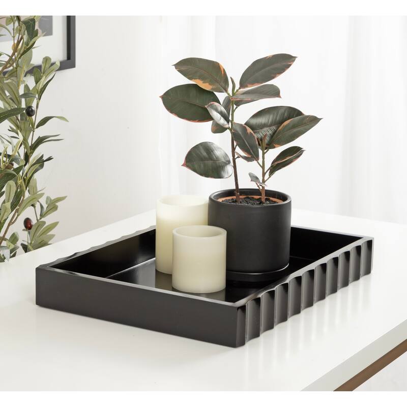 Kate and Laurel Lissi Rectangle Tray