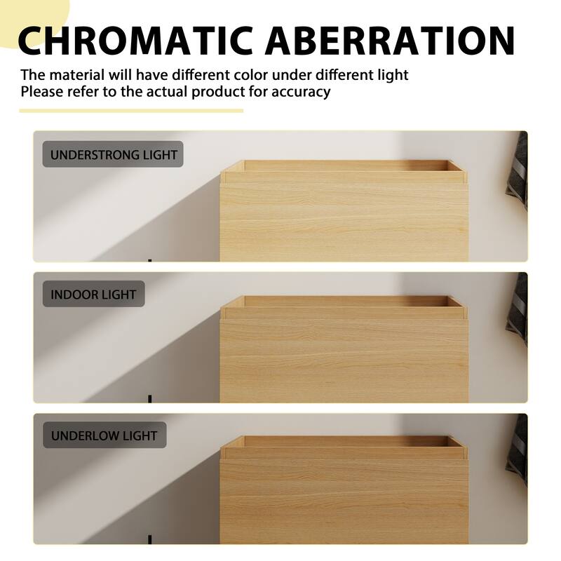 GDFStudio - Geneva Modern Wall-Mounted Bathroom Vanity Set with 2 Soft Close Drawers, Sink NOT INCLUDED