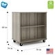 preview thumbnail 15 of 14, Tot Mate Open Double Sided Mobile Storage Locker / Bookcase - 36H