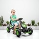 preview thumbnail 2 of 16, Kids Pedal Go Kart Ride-On Toy with Adjustable Seat, Suspension, Hand Brake & Rubber Wheels, for Ages 5-12, 110 lbs Capacity