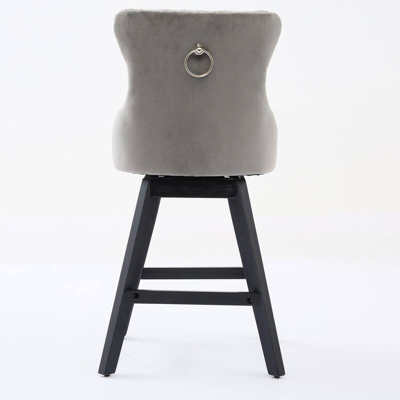 Ostweer Furniture Leisure Style Bar Chairs Stools Set of 2 (Beige)