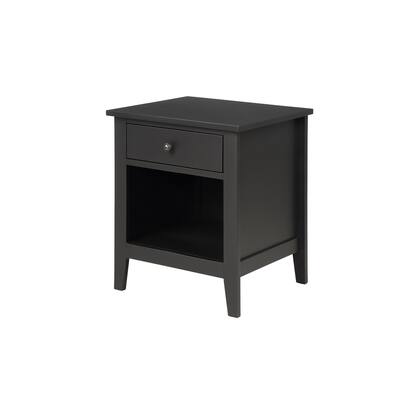 Traditional Design 1 Drawer Solid Wood Material Nightstand