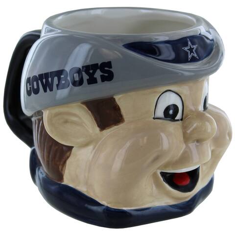 Dallas Cowboys Sculpted Mascot Mug, 18oz